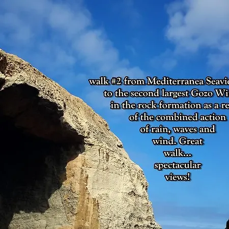 Great Seaviews Location - Free Gozo Taxi Service, Fast Wifi, Bicycles, Bbq & Parking, No Car Needed 別荘