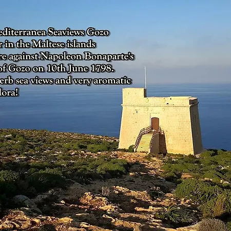 別荘 Great Seaviews Location - Free Gozo Taxi Service, Fast Wifi, Bicycles, Bbq & Parking, No Car Needed