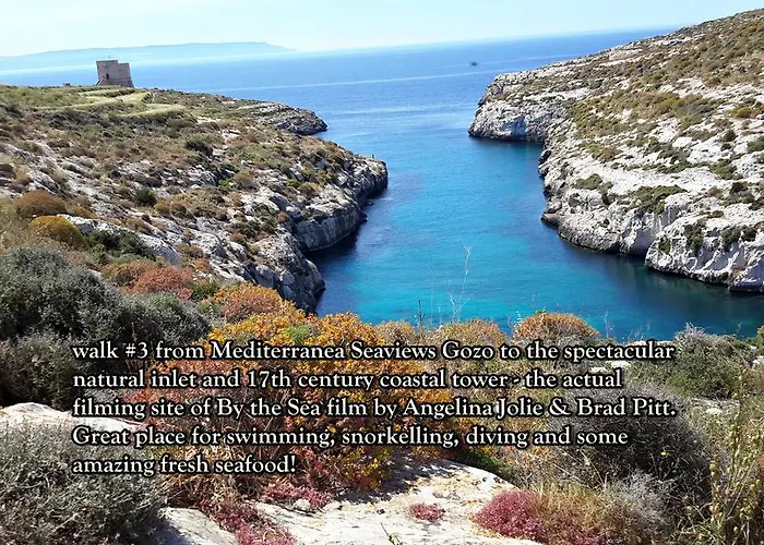 Feriehus Great Seaviews Location - Free Gozo Taxi Service, Fast Wifi, Bicycles, Bbq & Parking, No Car Needed *