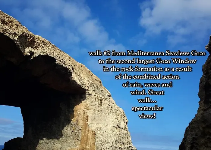 Great Seaviews Location - Free Gozo Taxi Service, Fast Wifi, Bicycles, Bbq & Parking, No Car Needed Feriehus